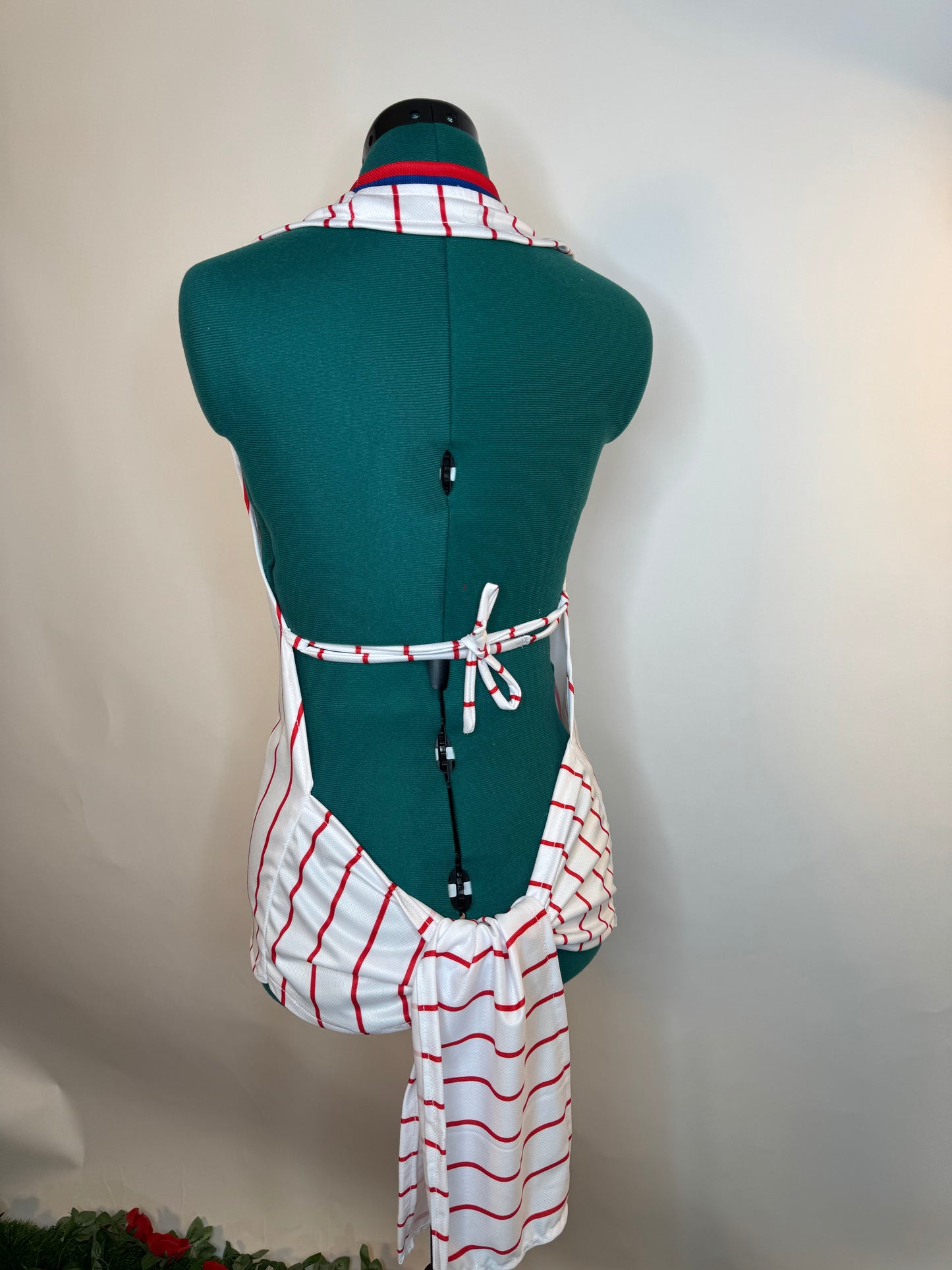 Halter Neck Tie Back Jersey